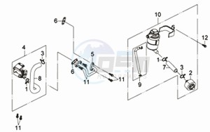 CITYCOM 125 drawing AIRFILTER UNIT