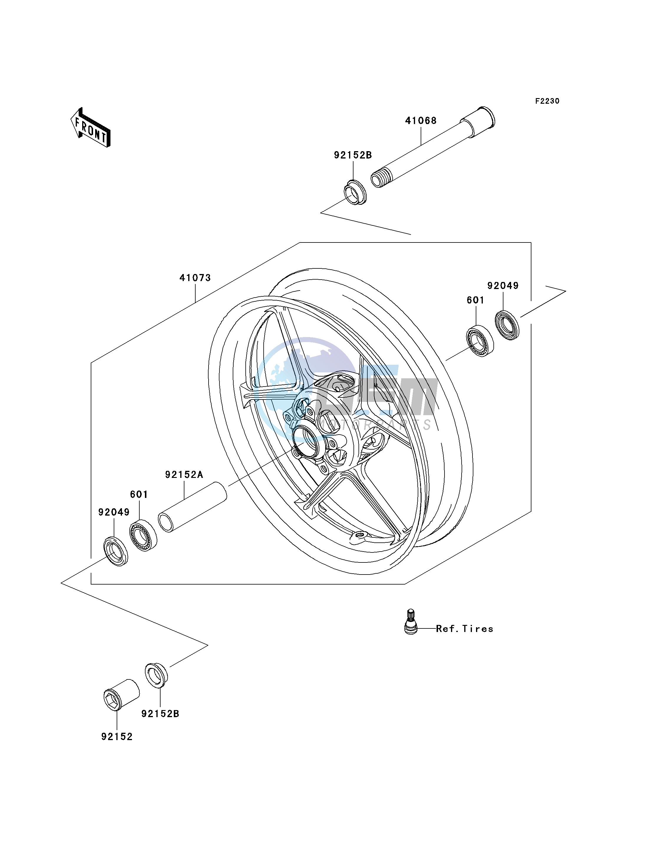 FRONT WHEEL