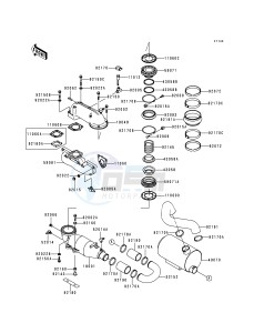 JT 900 A [900 STX] (A1-A2) [900 STX] drawing MUFFLER-- S- -