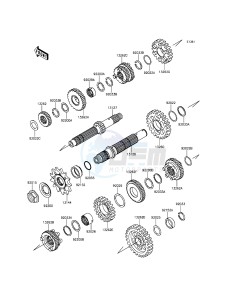 KLX250 KLX250SFF XX (EU ME A(FRICA) drawing Transmission