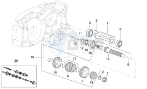 RS 50 drawing Primary gear shaft