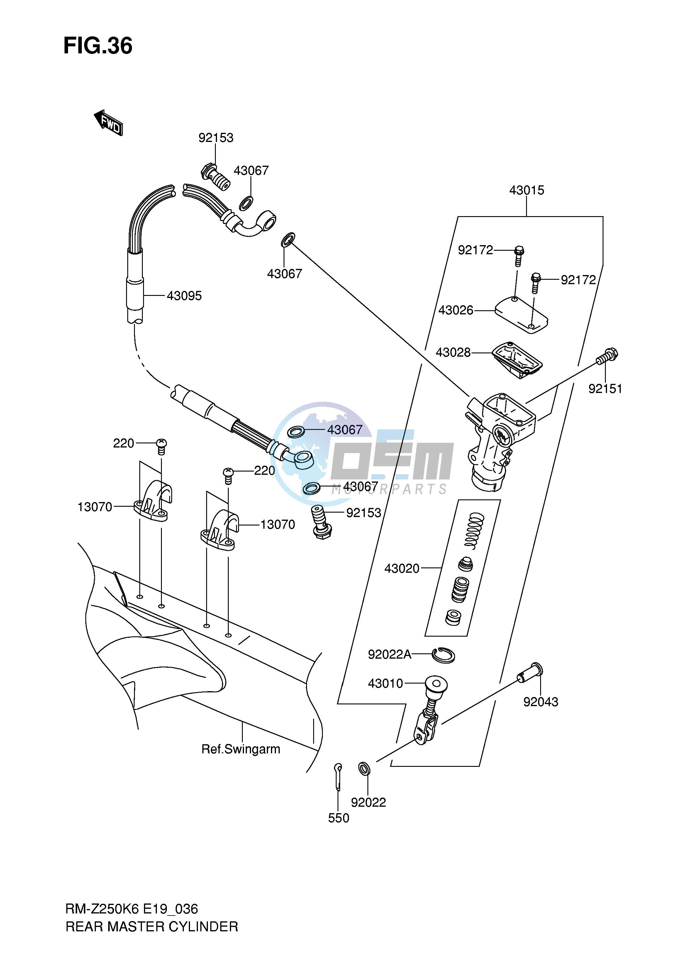 REAR MASTER CYLINDER