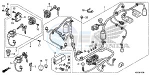 SH125G SH125S UK - (E) drawing WIRE HARNESS