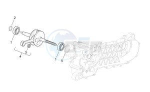 Mojito custom 50 2t (eng. piaggio) drawing Drive shaft