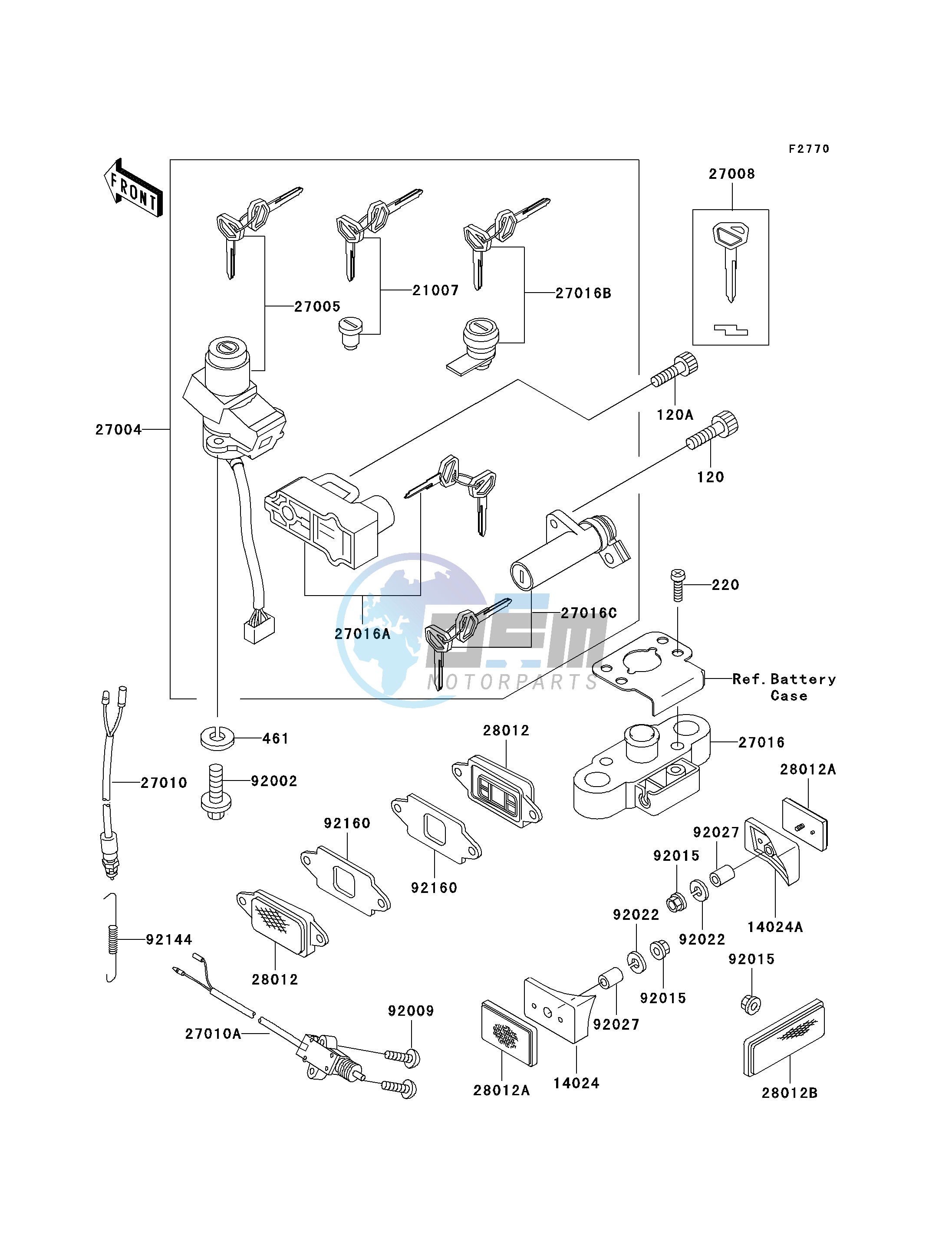 IGNITION SWITCH_LOCKS_REFLECTORS