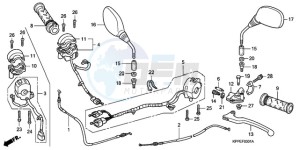 CBR125RW9 Germany - (G) drawing HANDLE LEVER/SWITCH/CABLE (CBR125RW7/RW9/RWA)