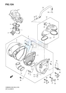 VZ800 (E3-E28) MARAUDER drawing AIR CLEANER (MODEL K9)