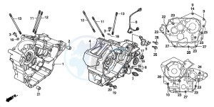 VT750DC SHADOW SPIRIT drawing CRANKCASE