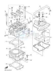 WR250X (32DP) drawing CYLINDER