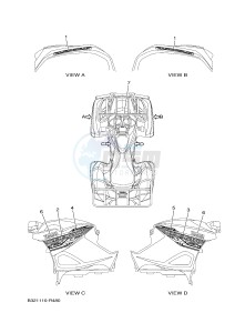 YFM700FWBD YFM70KPSG KODIAK 700 EPS SPECIAL EDITION (B323) drawing GRAPHICS