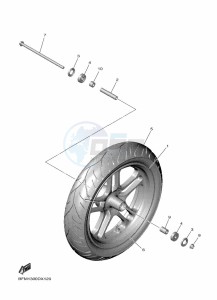 ESS025 drawing FRONT WHEEL