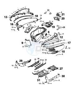 DJANGO 50 4T SPORT P drawing PANELS