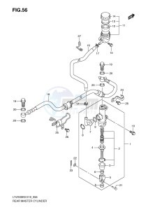 LT-Z400 (E19) drawing REAR MASTER CYLINDER