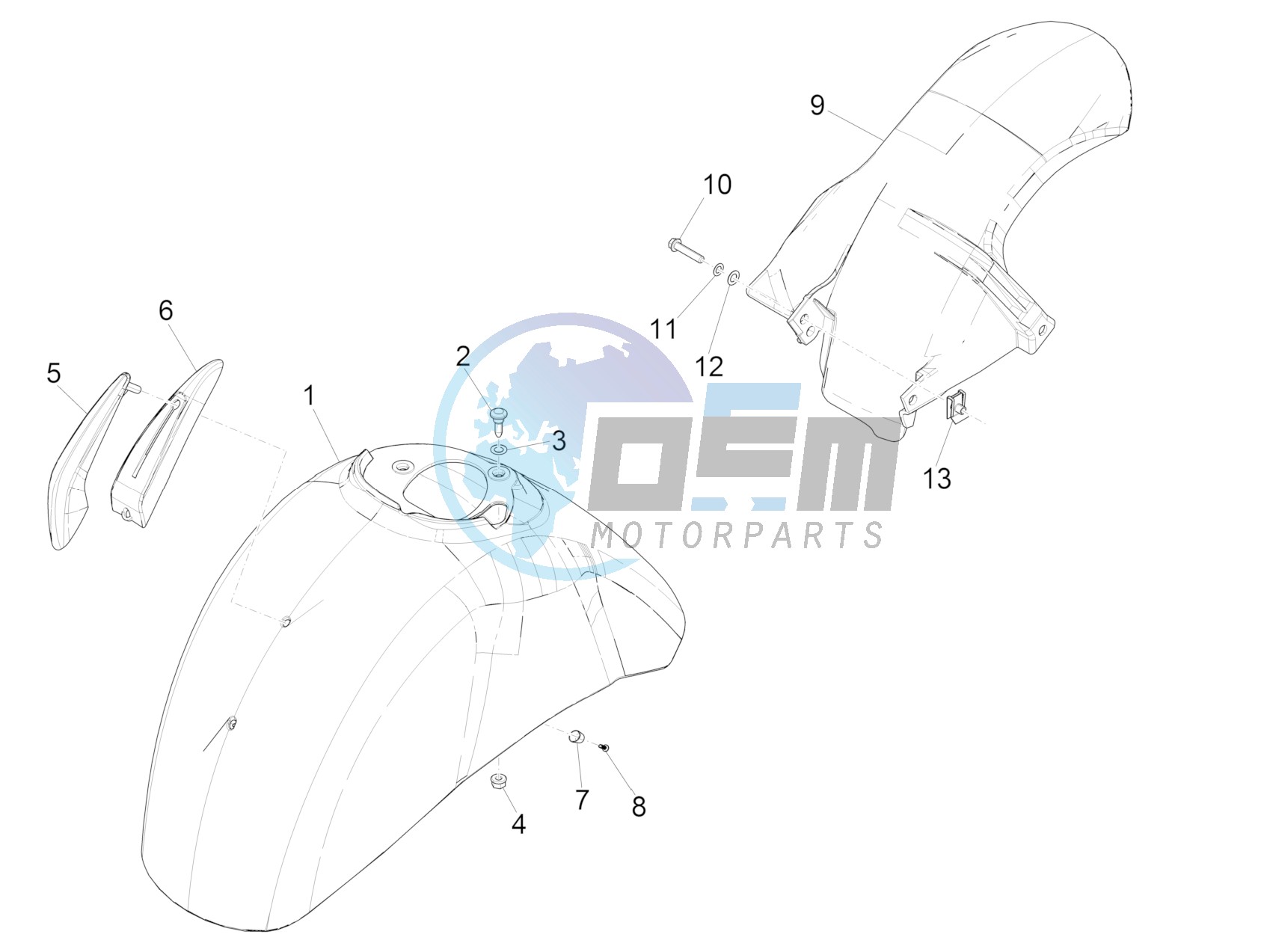 Wheel housing - Mudguard