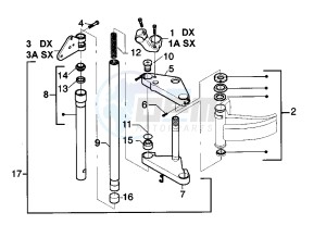 DNA 50 drawing Front Fork