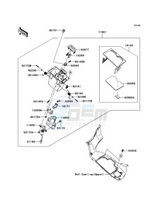 1400GTR_ABS ZG1400CEF FR GB XX (EU ME A(FRICA) drawing Front Box