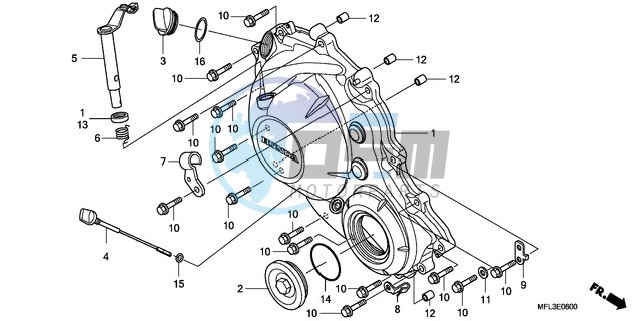 RIGHT CRANKCASE COVER