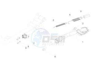 V7 III Stone 750 E4 (APAC) drawing Central stand