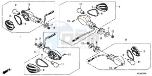 CBR600RRC drawing WINKER