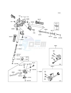 NINJA_250SL BX250AFF XX (EU ME A(FRICA) drawing Handlebar