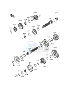 KLX125 KLX125CGF XX (EU ME A(FRICA) drawing Transmission