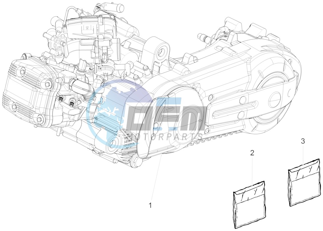 Engine, assembly