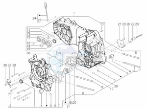 Typhoon 125 4T 2V E3 (NAFTA) drawing Crankcase