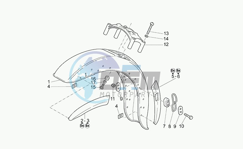 Front mudguard