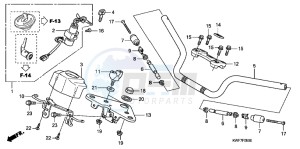 CBF125MB drawing HANDLE PIPE/ TOP BRIDGE