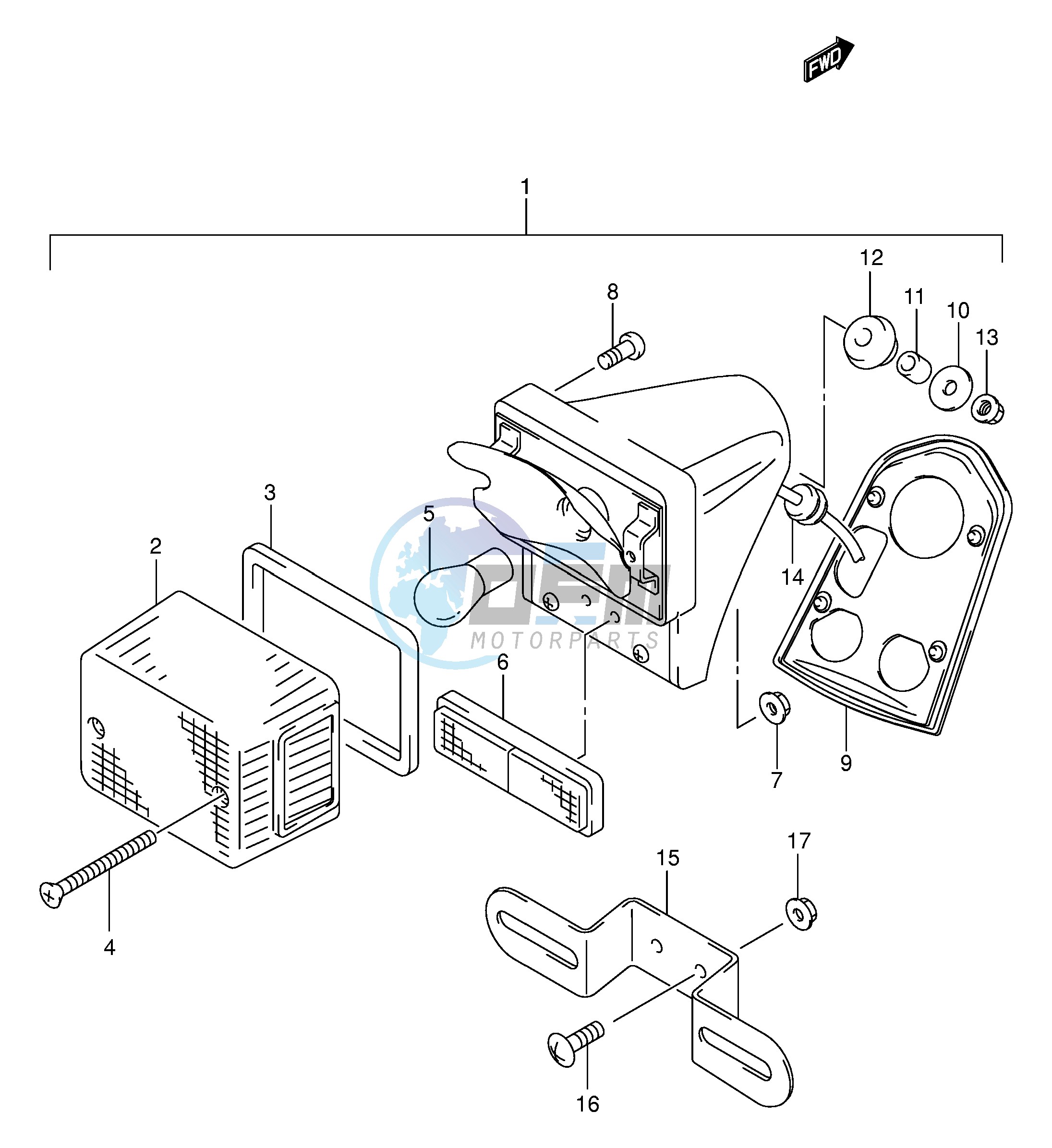 REAR COMBINATION LAMP