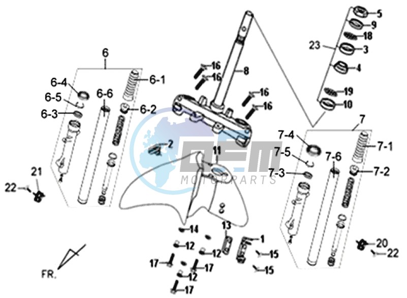 STEERING  STEM FRONT CUSHION