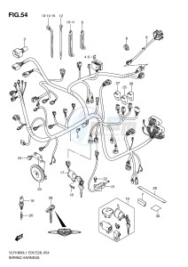 VLR1800 (E3-E28) drawing WIRING HARNESS (VLR1800TL1 E28)