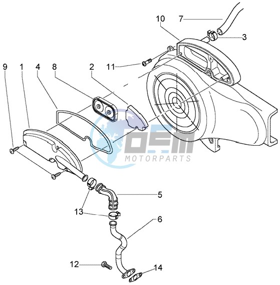 Secondary air box