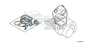 TRX500FM1G TRX500 Europe Direct - (ED) drawing GASKET KIT A