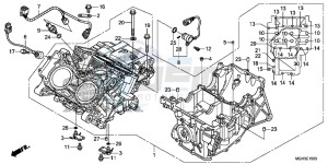 VFR1200XC drawing CRANKCASE (VFR1200X)