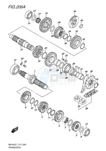 RMX450 drawing TRANSMISSION