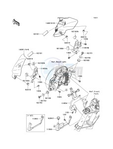 ER 650 A [ER-6N (EUROPEAN] (A6S-A8F) A6S drawing COWLING