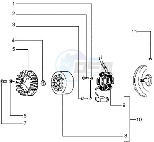 Skipper 150 drawing Rear wheel shaft