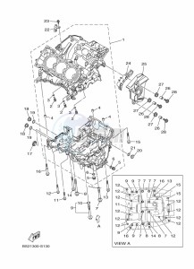 XSR900 MTM850 (BAED) drawing CRANKCASE