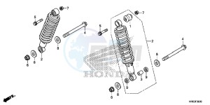 TRX500FA6F TRX500FA ED drawing REAR CUSHION