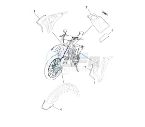 WR F 450 drawing GUARD EURO KIT