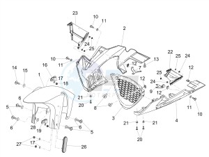 RSV4 1100 RACING FACTORY E4 ABS (EMEA-GSO) drawing Front mudguard-Pillar