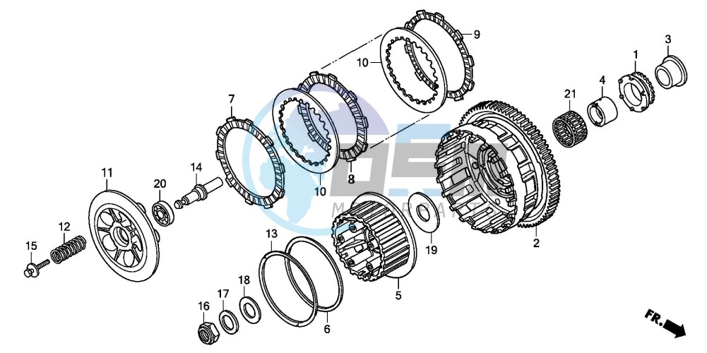 CLUTCH (CBF600S8/SA8/N8/NA8)