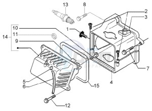 Liberty 50 4t RST ptt (E) Spain drawing Cylinder head cover