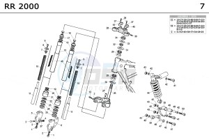 RR CASTROL 50 drawing SUSPENSION