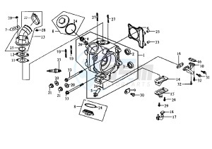 CINDERELLA - 100 cc drawing CYLINDER HEAD