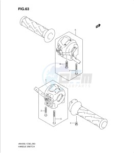 AN400Z drawing HANDLE SWITCH (AN400AL1 E24)