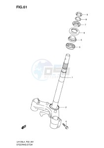 UH125 BURGMAN EU drawing STEERING STEM