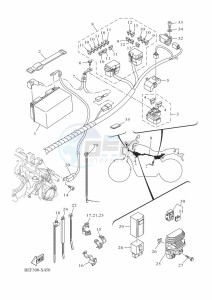 XSR700 MTM690-U (BLH1) drawing ELECTRICAL 1