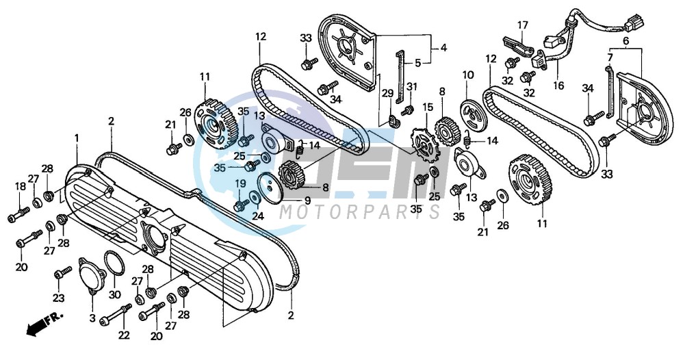 FRONT COVER/TIMING BELT